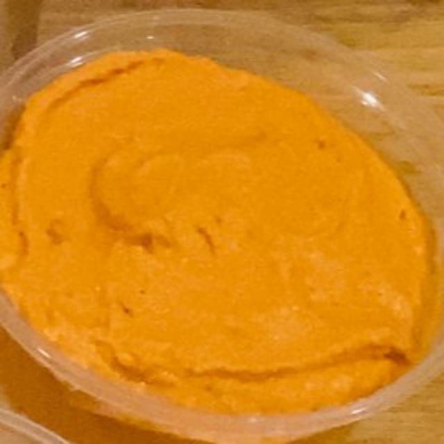 Roasted Red Pepper Hummus.