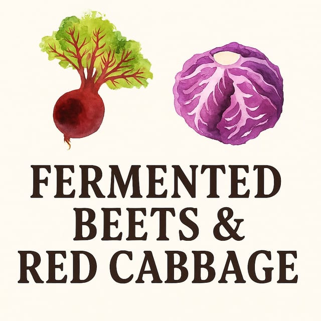 Fermented Beets & Cabbage.