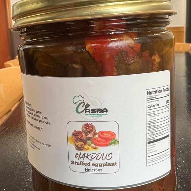 Makdous Eggplant.