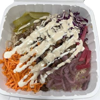 #4 Chicken Shawarma Seasoned Rice & Soda